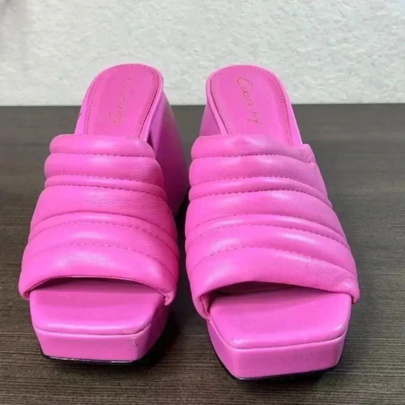 Circus by Sam Edelman Marlie Women's Size 5 Pink Crush Platform Sandal Shoes - Picture 5 of 16